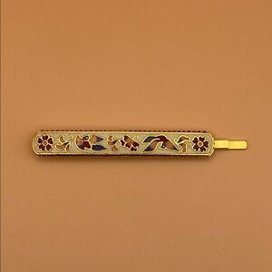 Cloisonné Floral Hair Pin C33